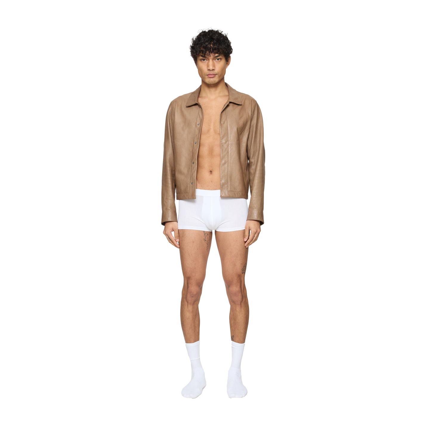 Leather Ally Jacket Champagne