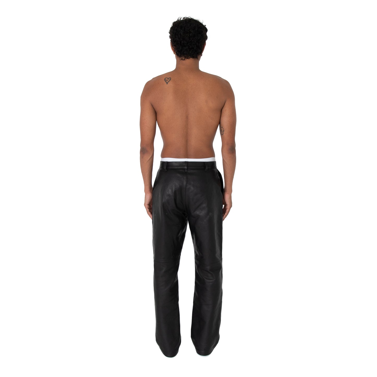 Dillon Leather Trouser - Black