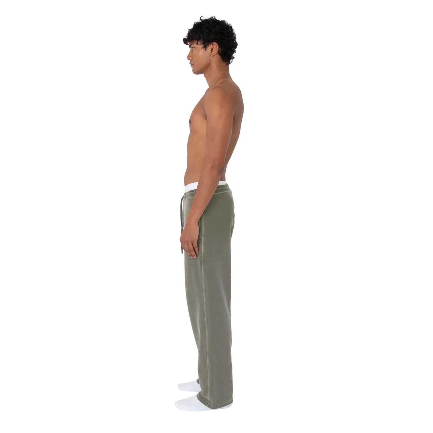 Lightweight Joggers Straight Leg Washed Olive