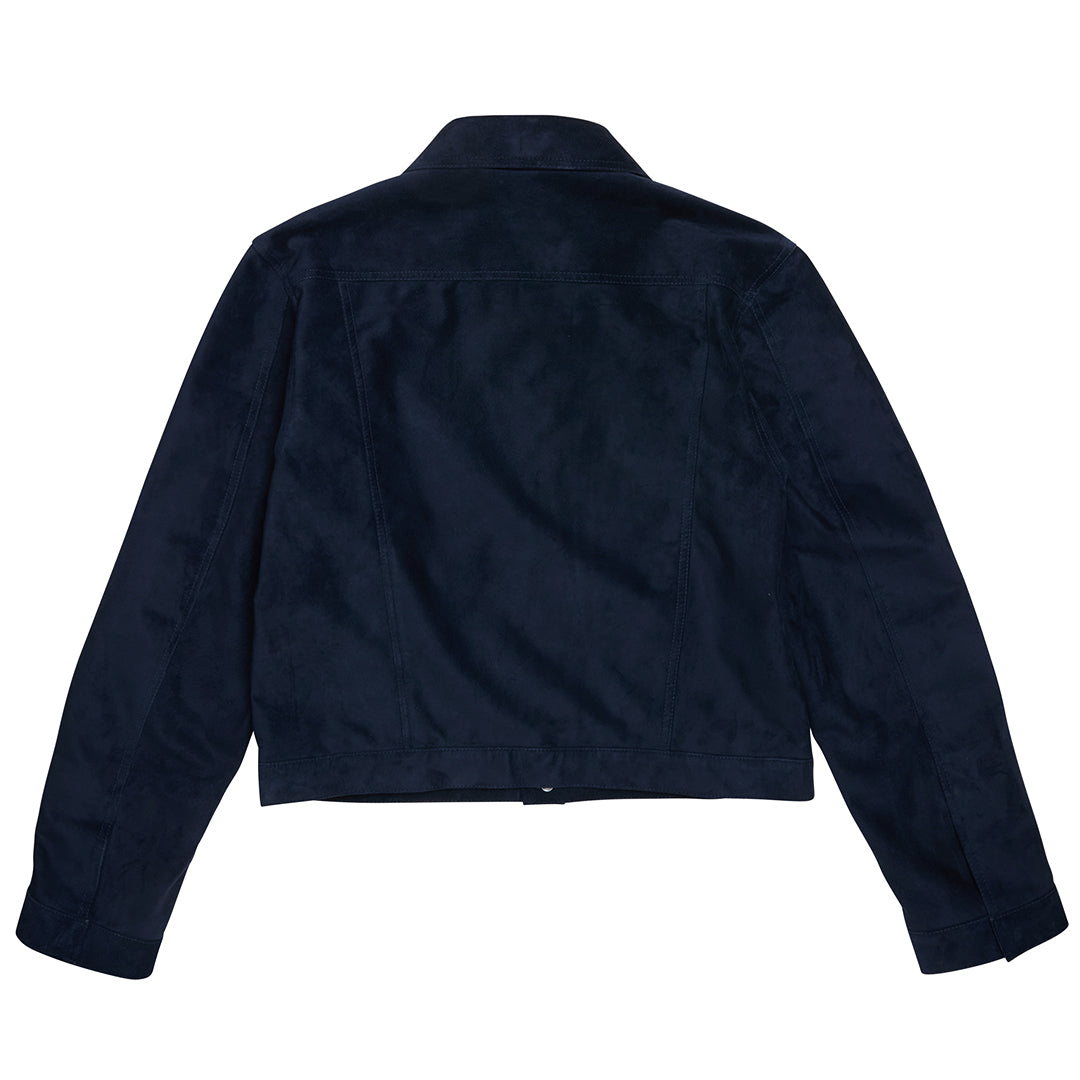Zeppelin Jacket Navy Suede