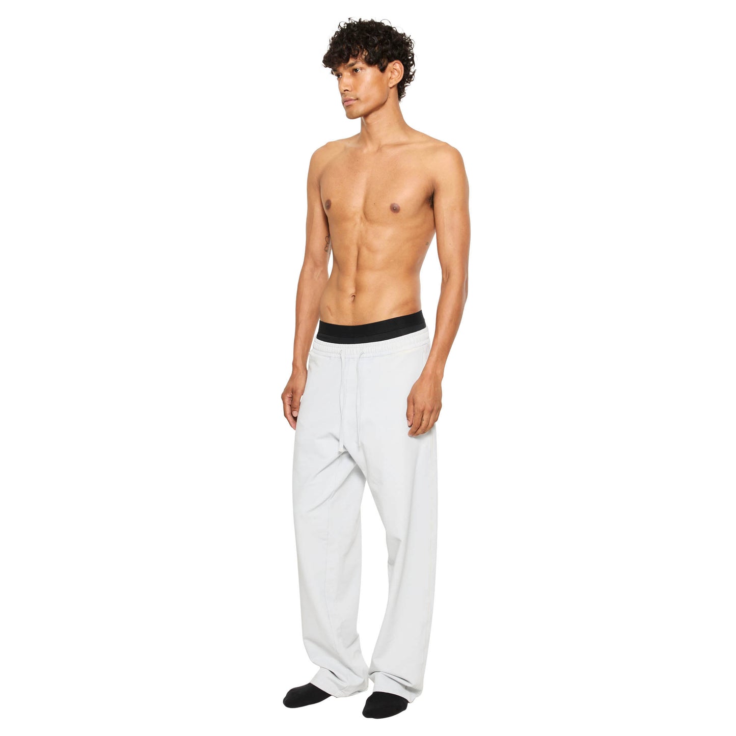 Straight Leg Lightweight Joggers Ice