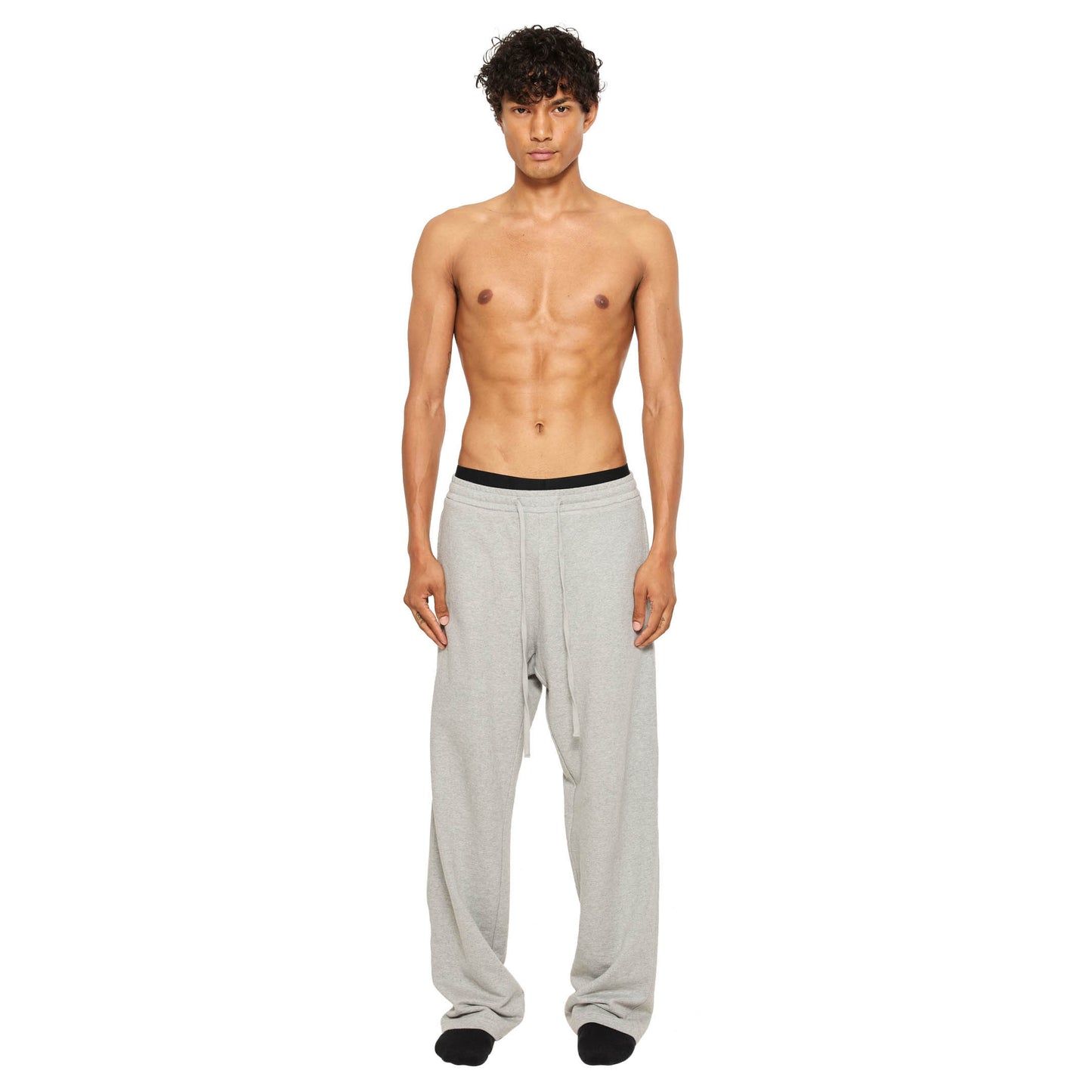 Straight Leg Lightweight Joggers Grey