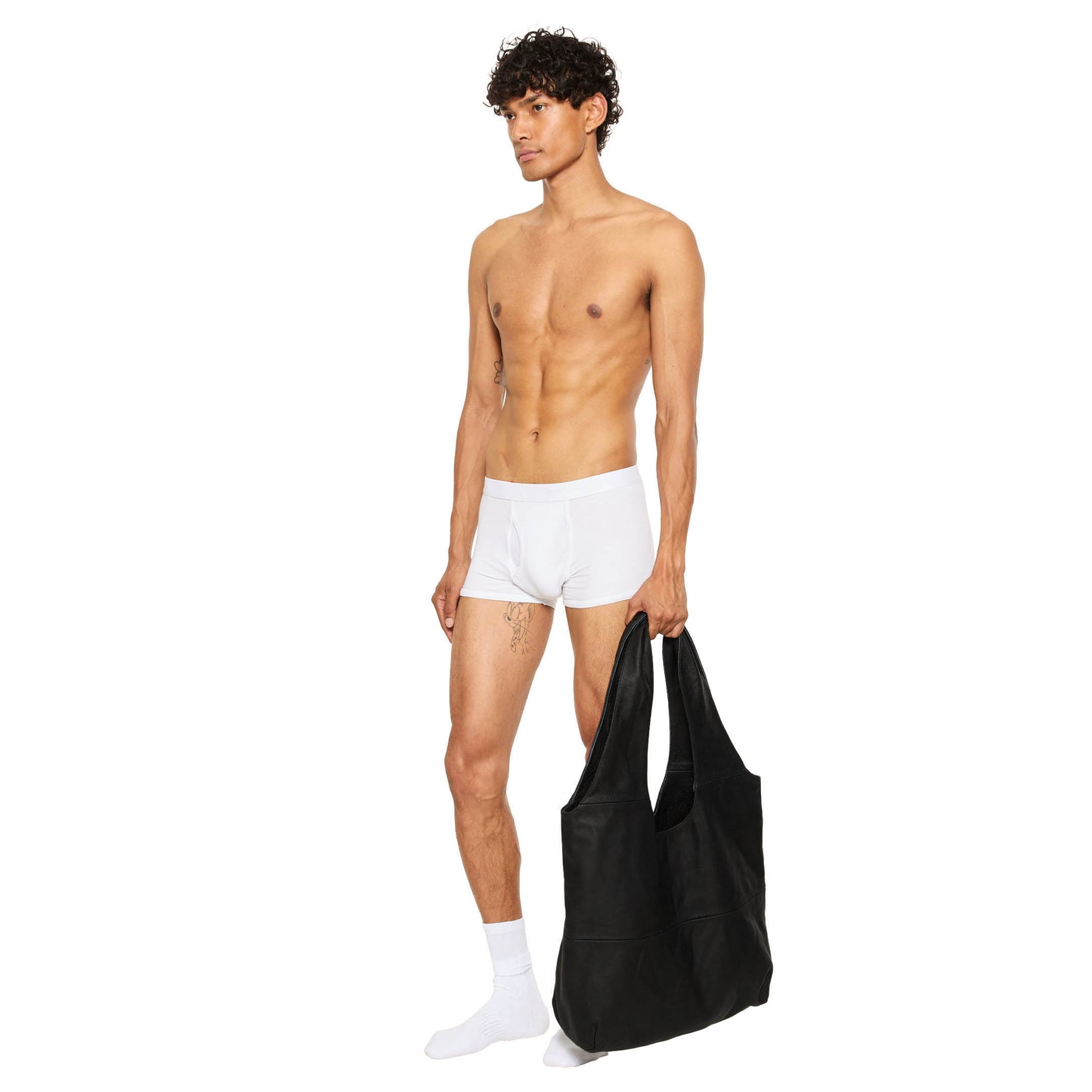 Para Bag Oversized Oily Cow Black