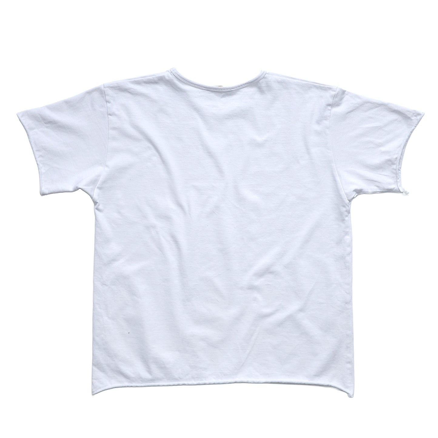 Raw Edge Heavy Weight T-Shirt - White