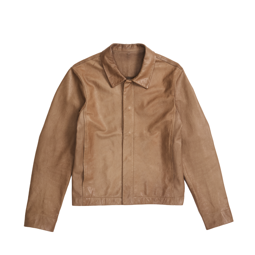 Leather Ally Jacket Champagne