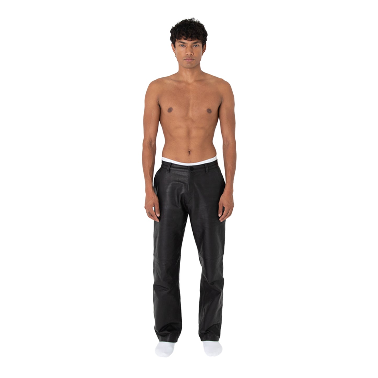 Dillon Leather Trouser - Black