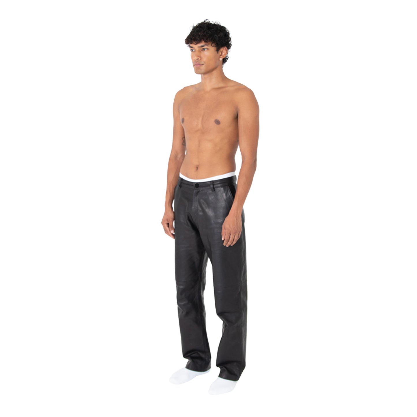 Dillon Leather Trouser - Black