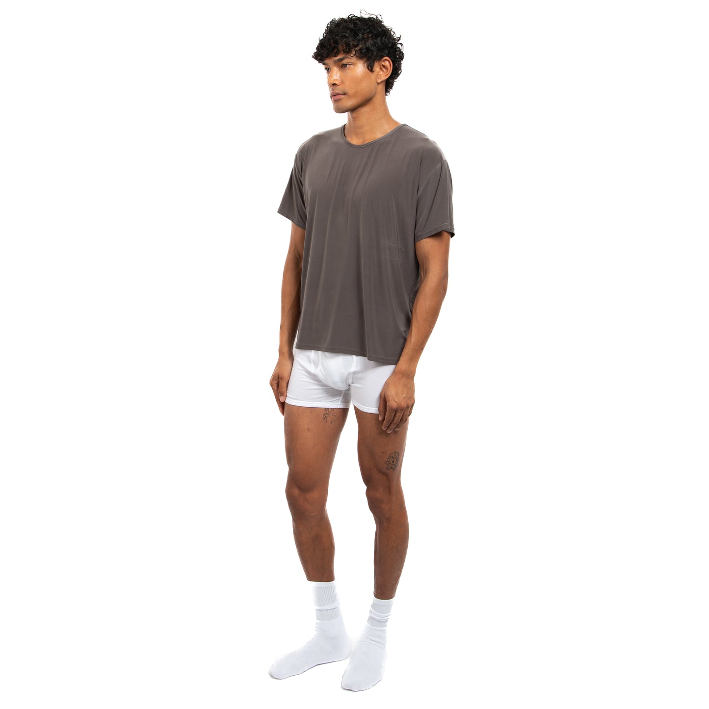 T-Shirt Lycra Gunmetal