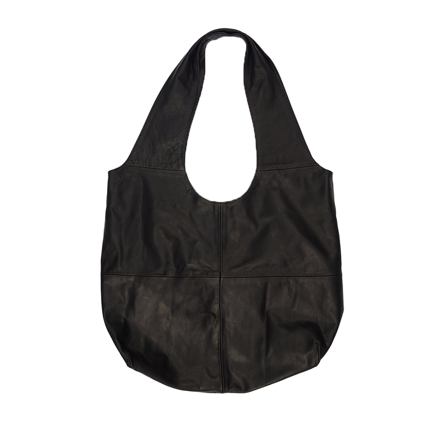 Leather Para Bag - Black