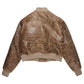 Bomber Jacket Cracked Brown