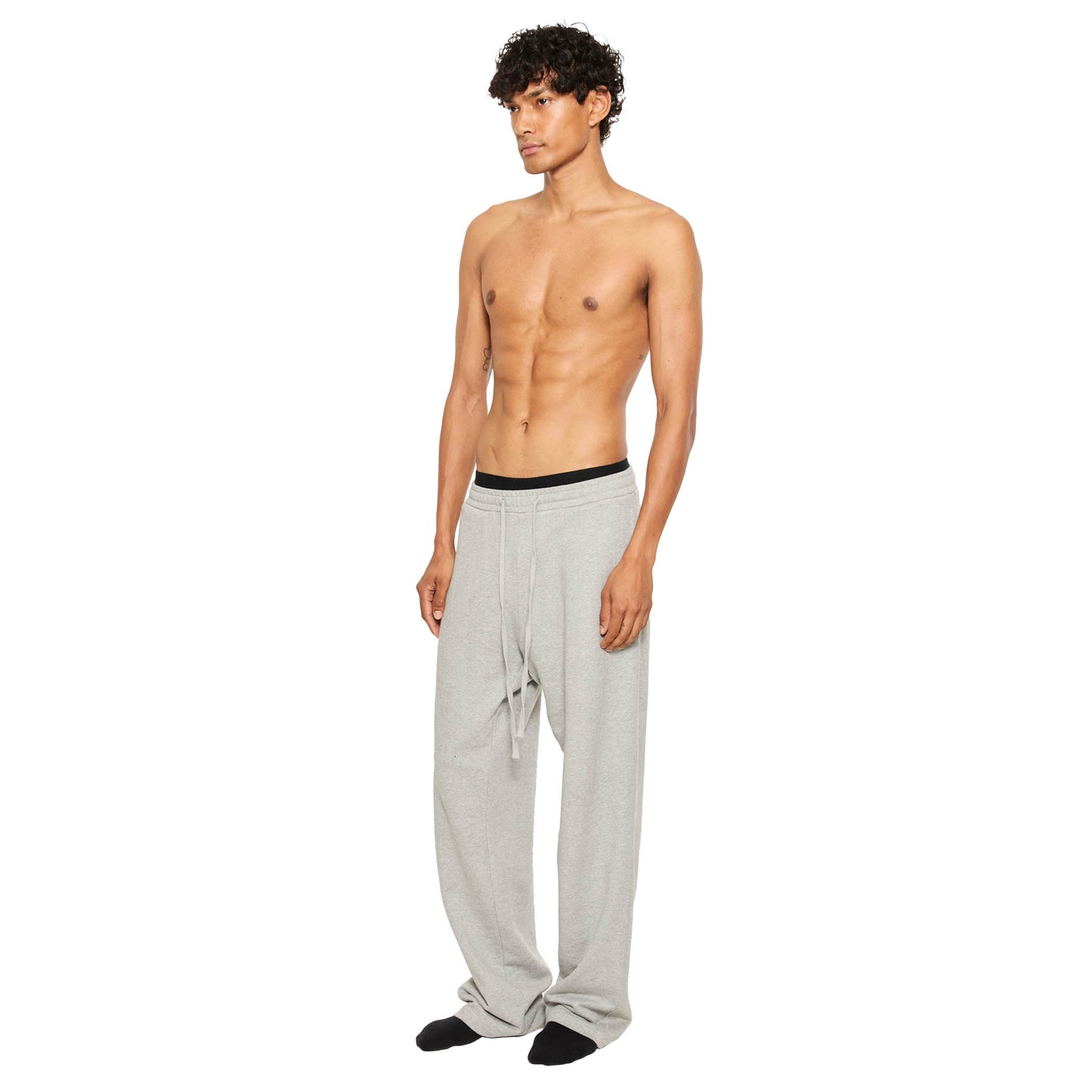 Straight Leg Lightweight Joggers Grey
