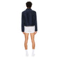 Zeppelin Jacket Navy Suede