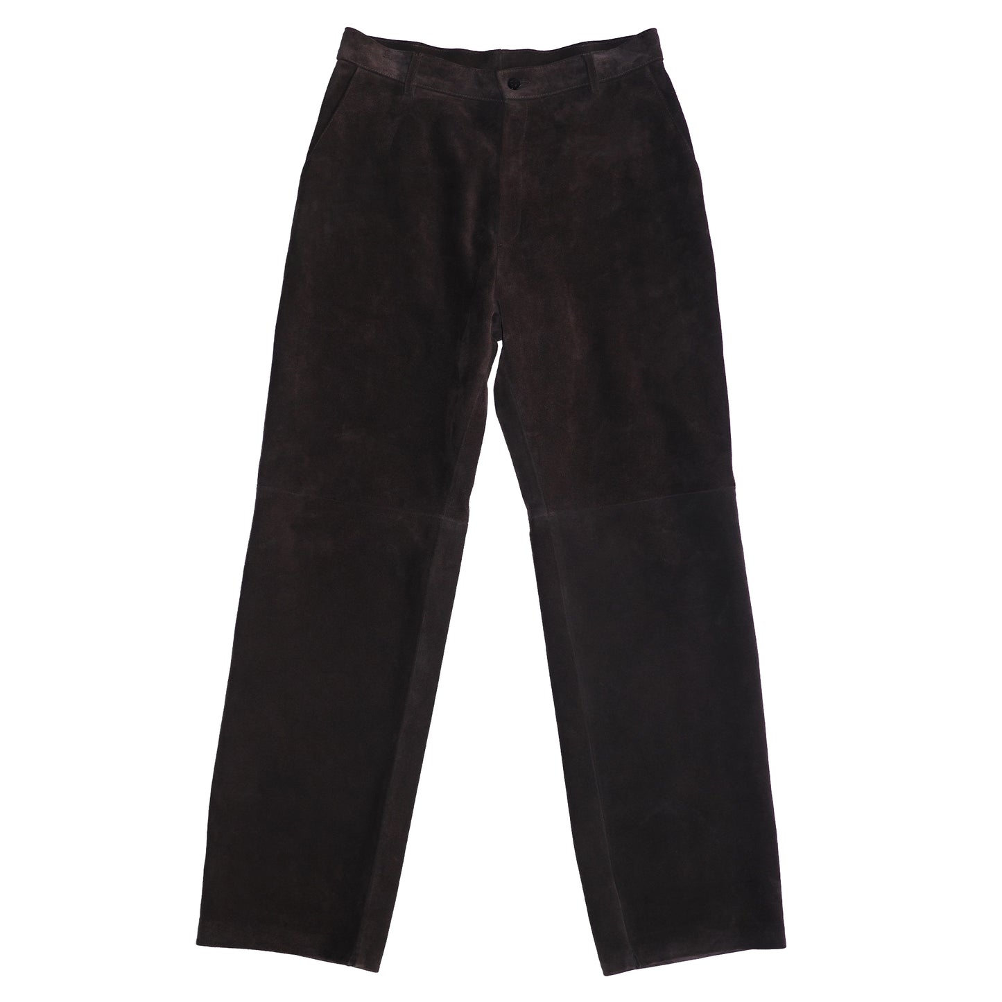 Suede Trouser - Brown