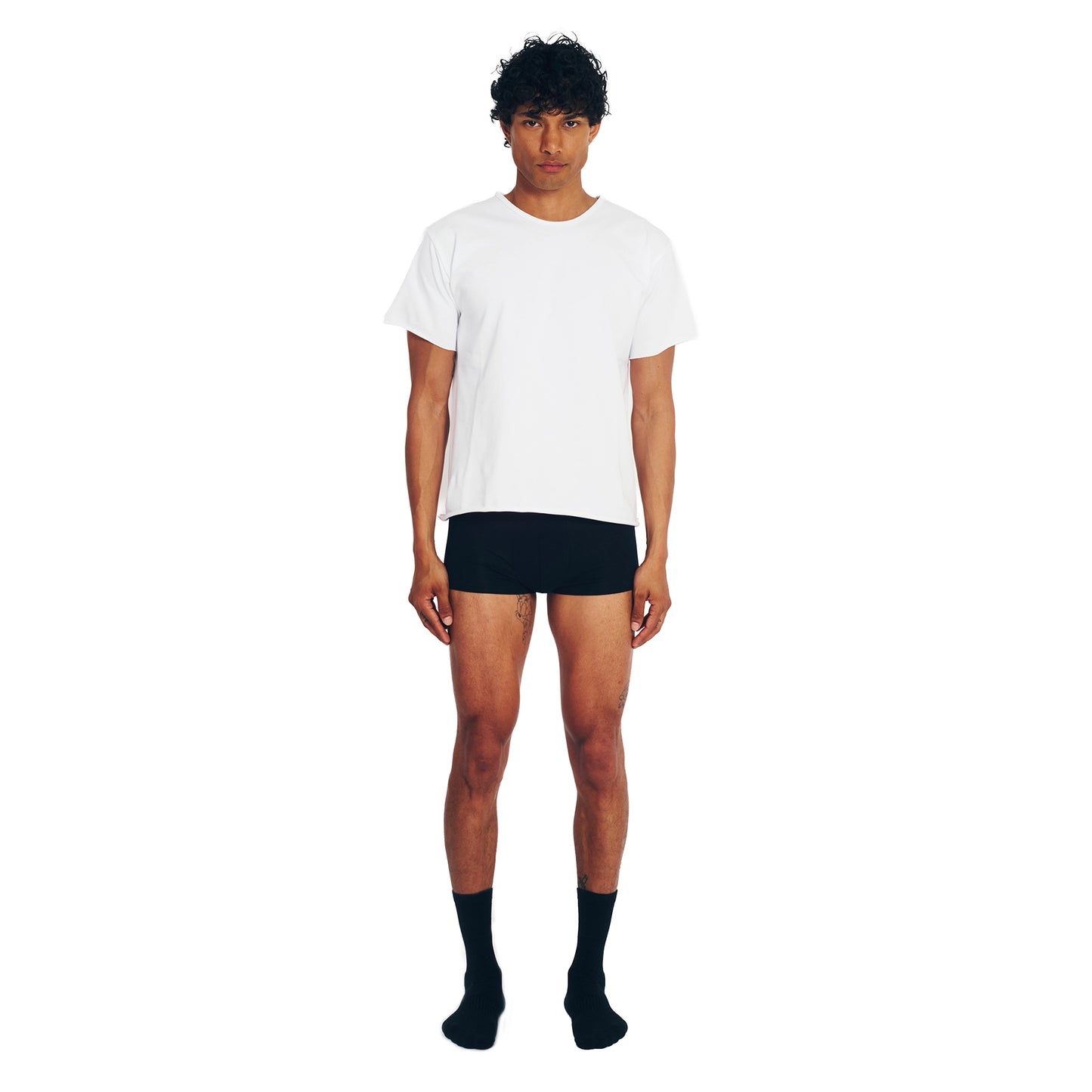 Raw Edge Heavy Weight T-Shirt - White