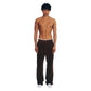 Suede Trouser - Brown