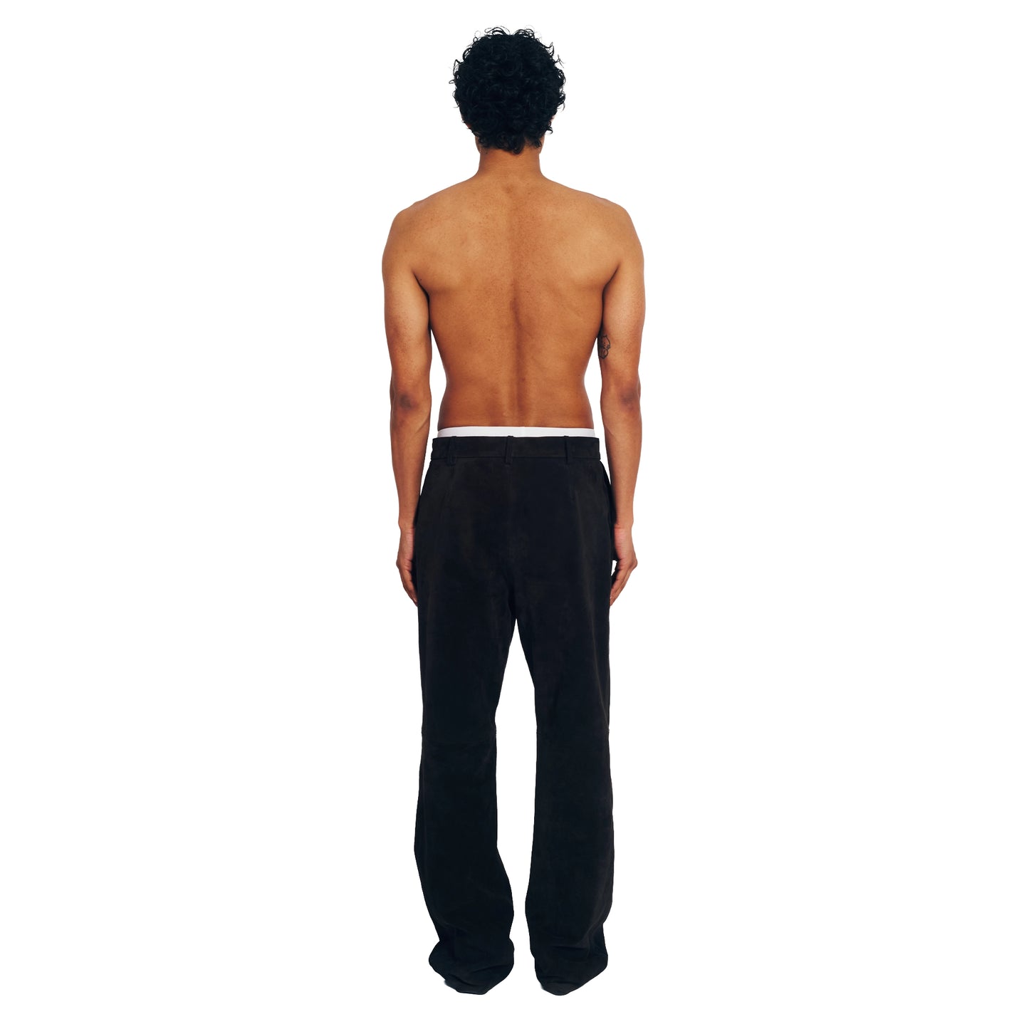 Suede Trouser - Black